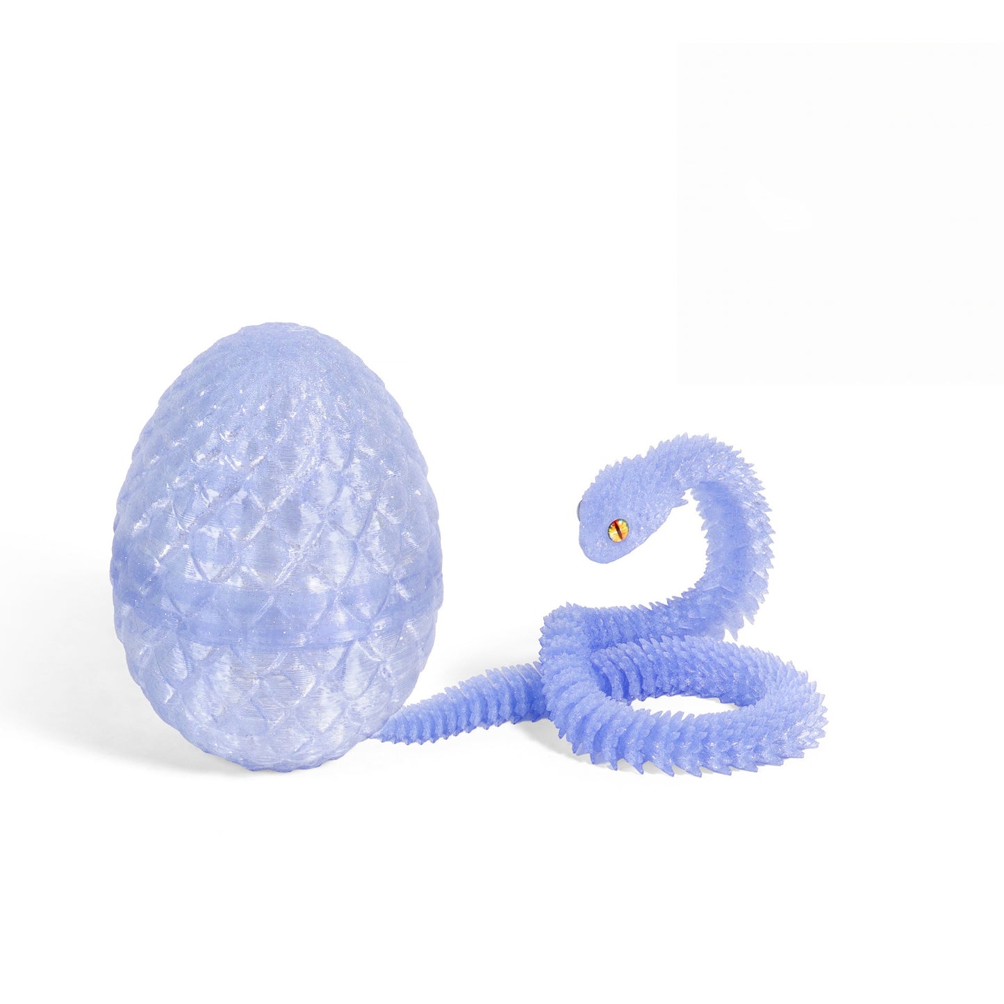 3D Printed Dragon Egg Fidget Toy with Articulated Dragon – Colorful Sensory Stress Relief Toy & Collectible Gift
