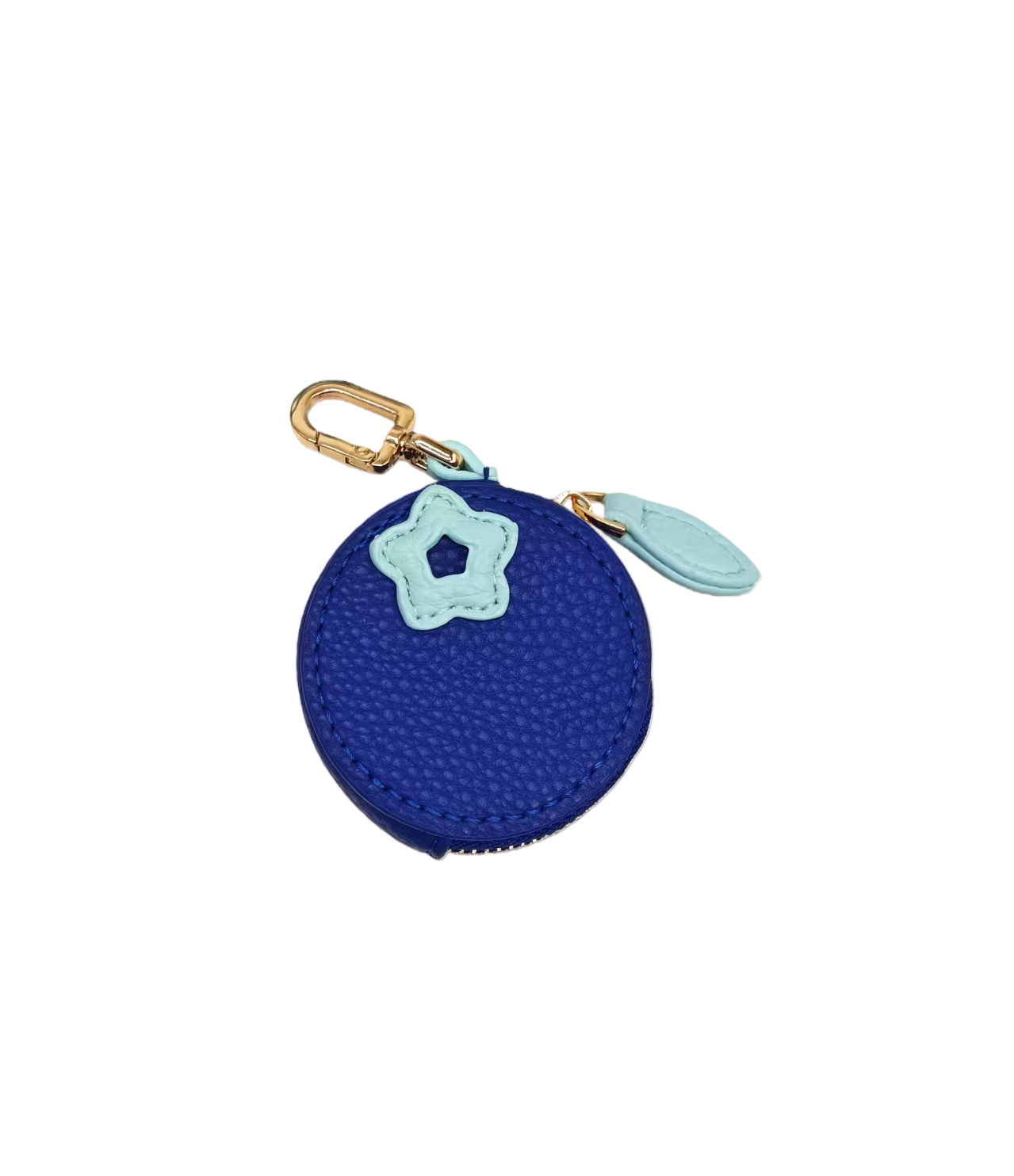 PU Leather Fruit-Shaped Mini Coin Pouch – Zipper Wallet Bag Charm