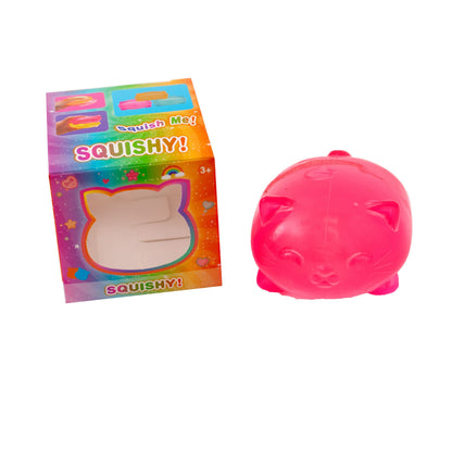 Cat Shape Slow Rising Stress Relief Squeeze Toy Boxed Set