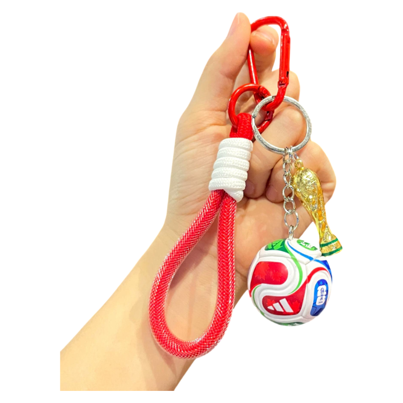 2026 World Cup Keychain Mexico USA Canada Soccer Fan Souvenir Pendant