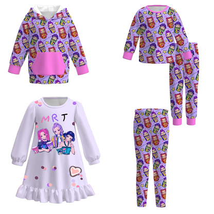 Kids Kpop Demon Hunters Themed Hot Seller Purple Collection