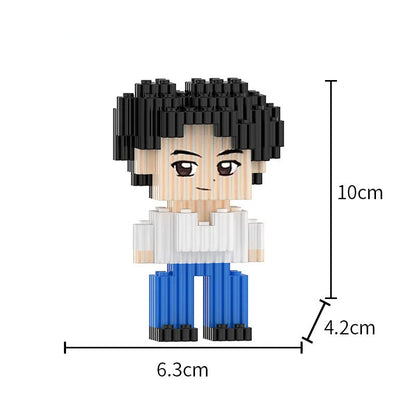 K-Pop Demon Hunters Mini Building Blocks Set, Small Particle Assembly Toy