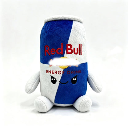 Cute Energy Drink Can Plush Toys & Keychains – Smiling Stuffed Dolls, Bag Charms & Fun Gifts