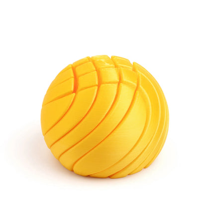 3D Printed Transforming Fidget Ball – Spiral Sensory Desk Toy & Puzzle Stress Relief Gift