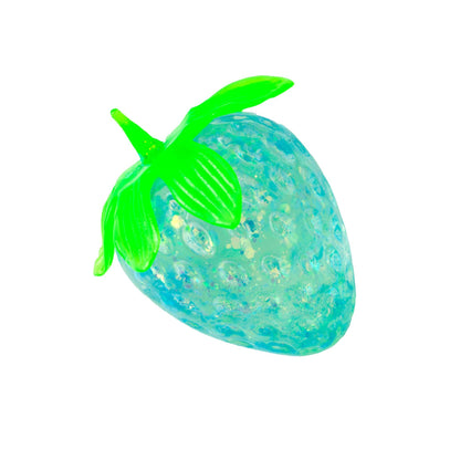 Glitter Strawberry Maltose Squishy Stress Toy | Jelly Sensory Fidget Toy | Slow Stretch Squeeze Toy | Random Colors