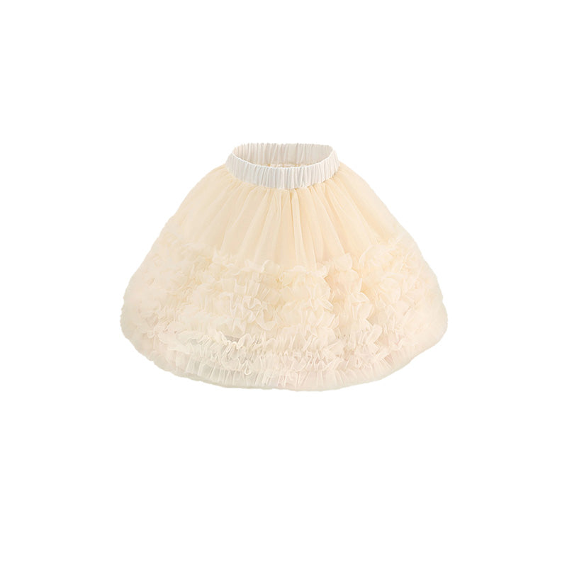 Girls Tulle Tutu Dress Layered Princess Cake Skirt