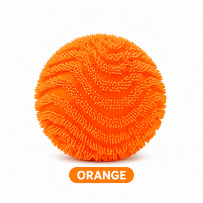 Stress Cube Fuzz Ball Wonder Wave Squishy Toy Solid Color