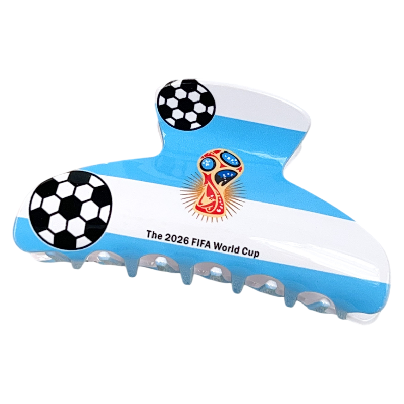 2026 World Cup Women’s Hair Claw Clip Soccer Theme Shark Clip Hair Accessory
