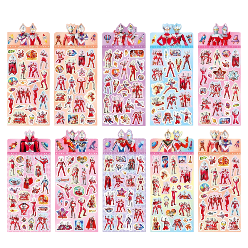 K-pop Demon Hunters Holographic Stickers Set Cartoon Designs for Journals and Scrapbooks
