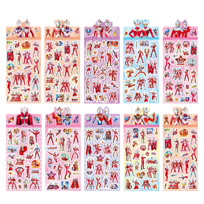 K-pop Demon Hunters Holographic Stickers Set Cartoon Designs for Journals and Scrapbooks
