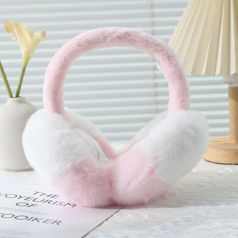 Winter Fuzzy Ear Muffs Warm Plush Earmuffs for Cold Weather Cozy Frost-Proof Ear Warmers