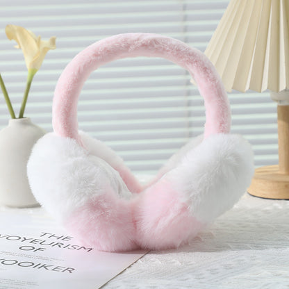 Winter Fuzzy Ear Muffs Warm Plush Earmuffs for Cold Weather Cozy Frost-Proof Ear Warmers