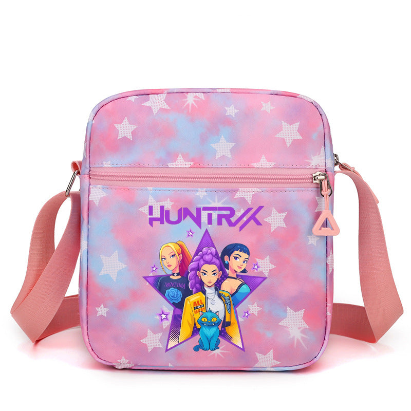 K-Pop Demon Hunters Saja Boys Print Shoulder Bag Crossbody Tote Messenger Bag