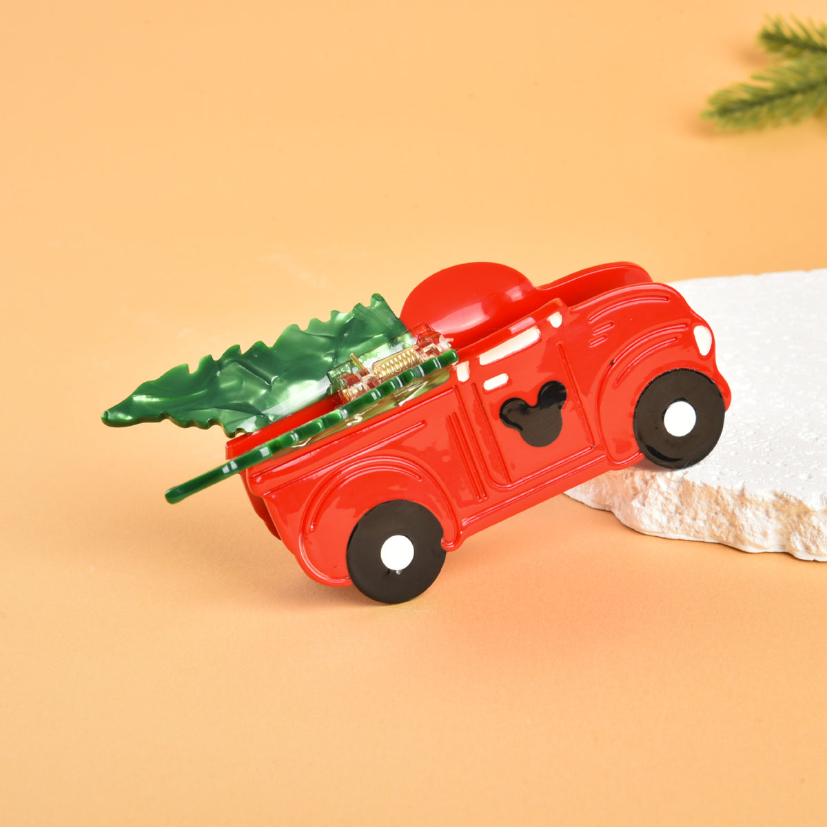 Acetate Hair Claw Clips – Christmas Wreath, Santa Hat, Holiday Truck & Colorful Fish Styles, Everyday Hair Accessories & Gifts