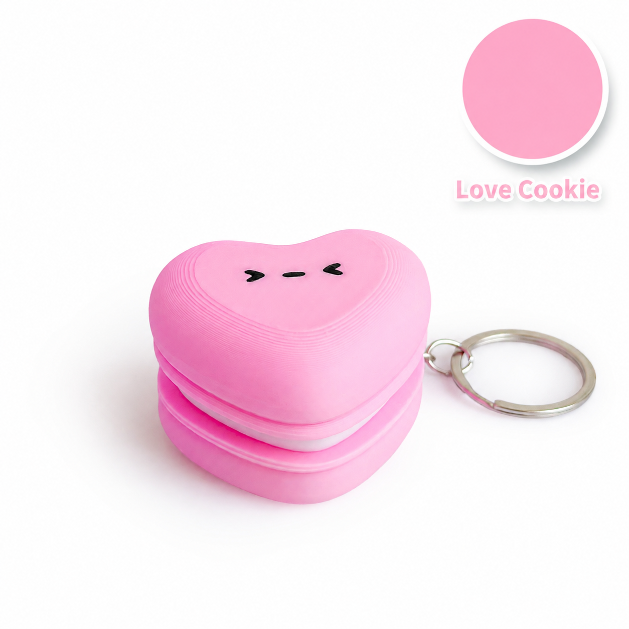 3D Printed Café Treat Clicker Keychain – Food Fidget Bag Charm
