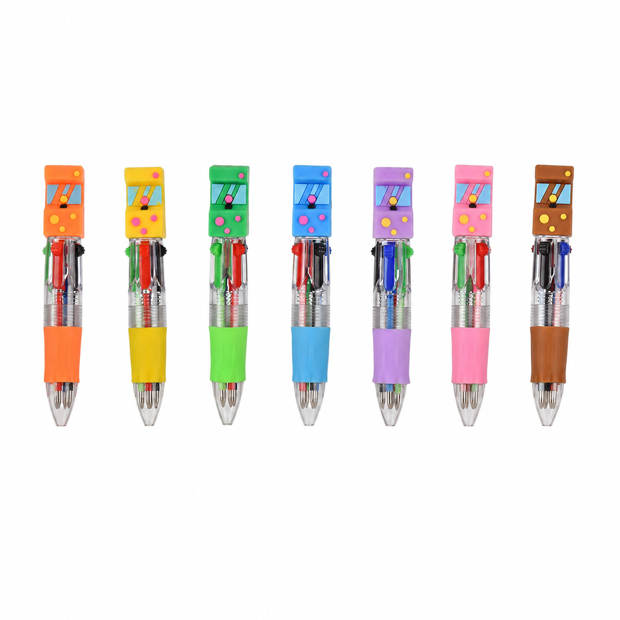 Back To School Novelty Gaming Theme Ballpoint Pen Collection Multi Ink Pens for Gift & Stationery