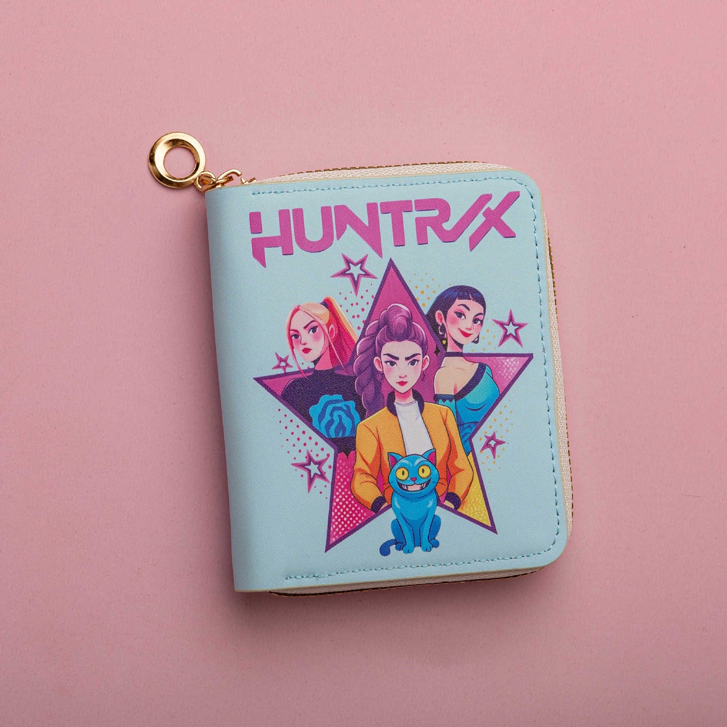 K-pop Demon Hunter Cartoon Print Mini Wallet Coin Purse Card Holder