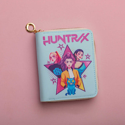 K-pop Demon Hunter Cartoon Print Mini Wallet Coin Purse Card Holder
