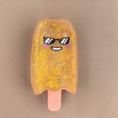 Glitter Popsicle Squishy Stress Relief Soft Squeeze Fidget Sensory Toy