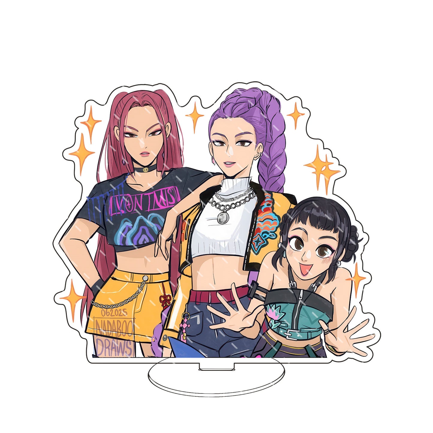 K-Pop Demon Hunters Acrylic Standee Desktop Decoration Trendy Merchandise