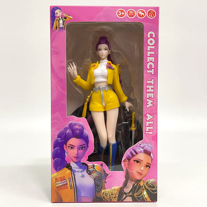 Demon Hunter Rumi Action Figure K-POP Inspired Desk Display Collectible (Blister Pack)