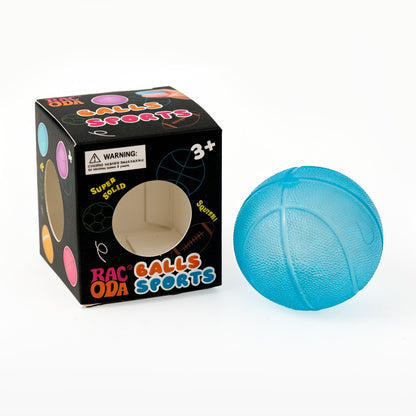 Semi-Transparent Squishy Stress Ball – Slow Rising Squeeze Toy for Anxiety Relief