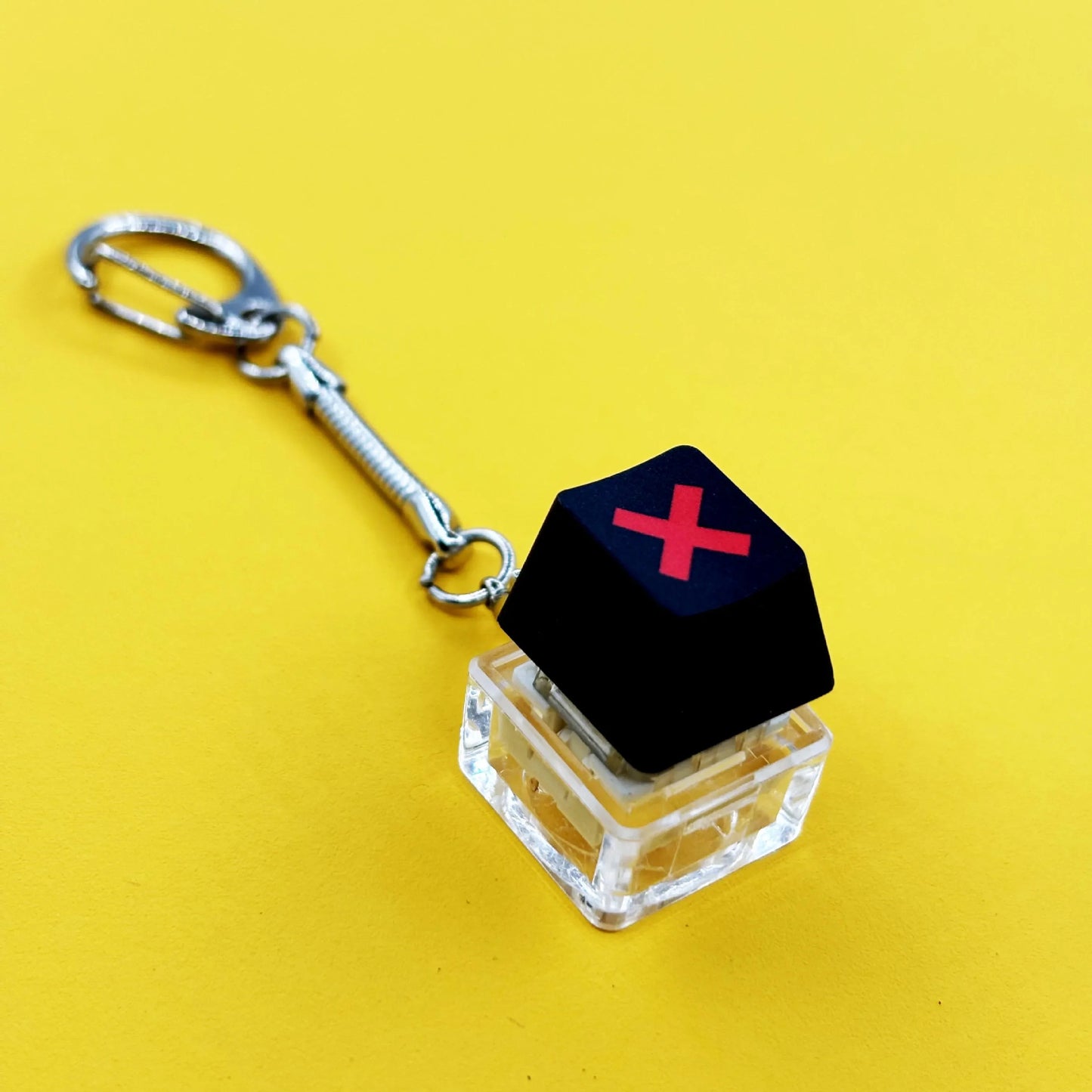 Clicky Keycap Mechanical Keyboard Switch Fidget Keychain Press Button Bag Charm