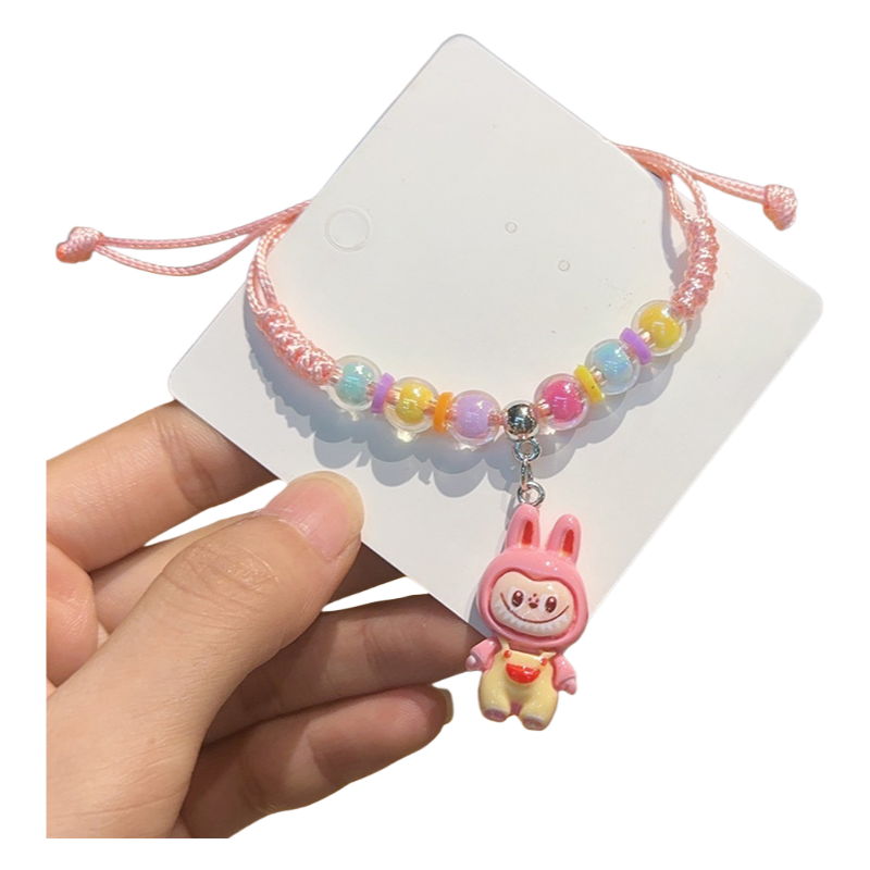 Cute Cartoon Woven Wrist Strap Bracelet Wholesale Trendy Monster Merchandise