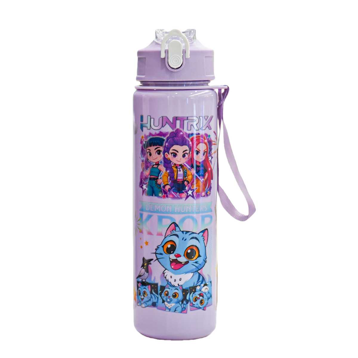 K-POP Demon Hunter Children’s Straw Water Cup Portable Plastic Drinking Bottle 24Oz