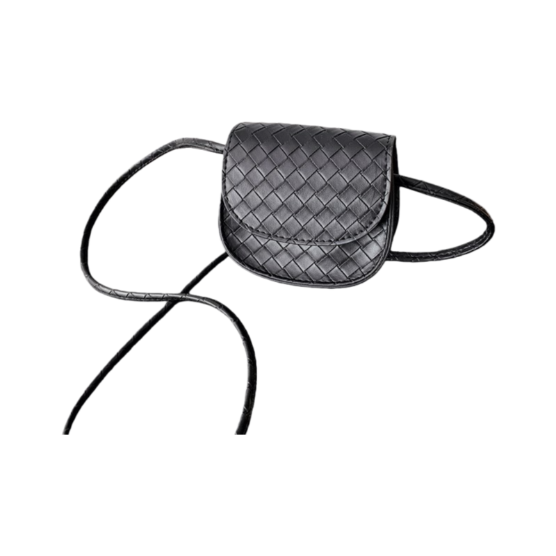 U Mini Woven Crossbody Bag | Cute Trendy Small Shoulder Bag for Kids