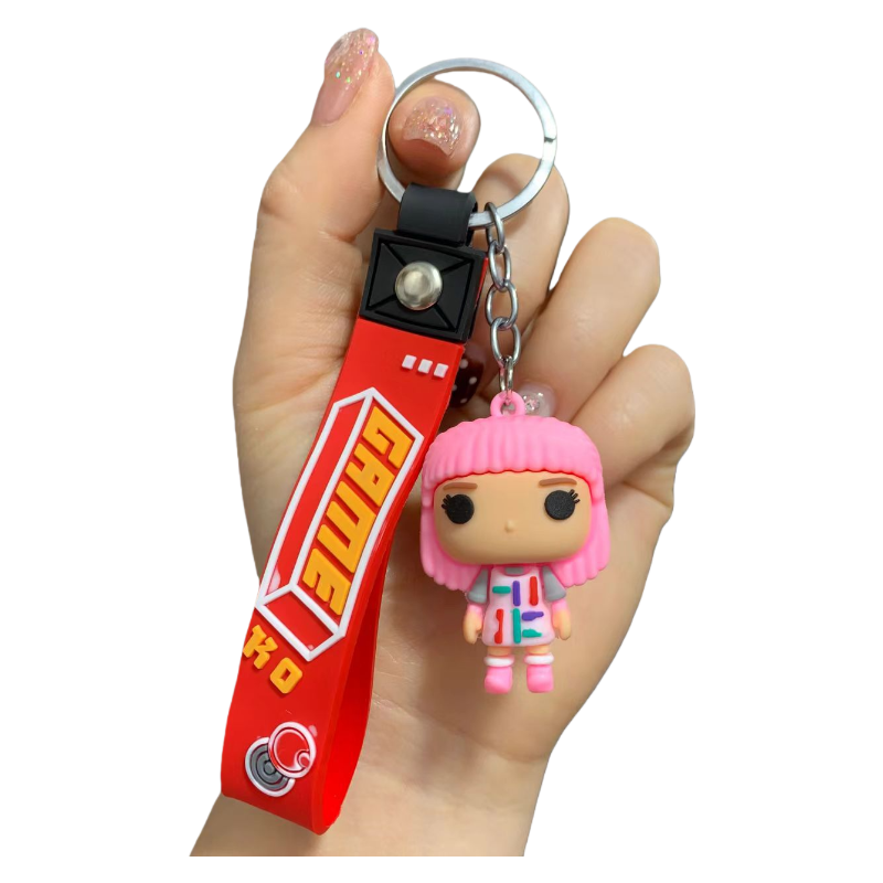 Stranger Things Inspired Monster Plant Silicone Key Chain Figure Bag & Car Key Accessory