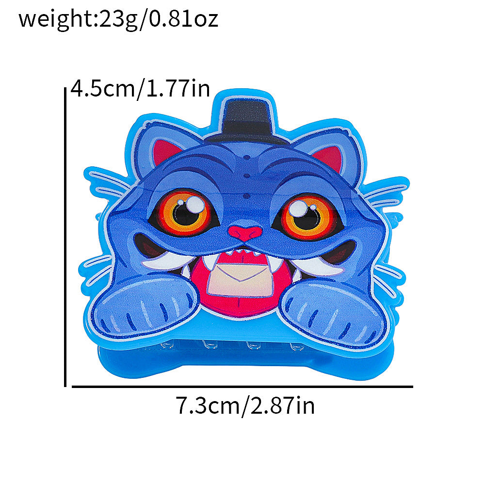 K-Pop Demon Hunters Acrylic Hair Claw Clip for Girls – Trendy Fan Merch Accessory
