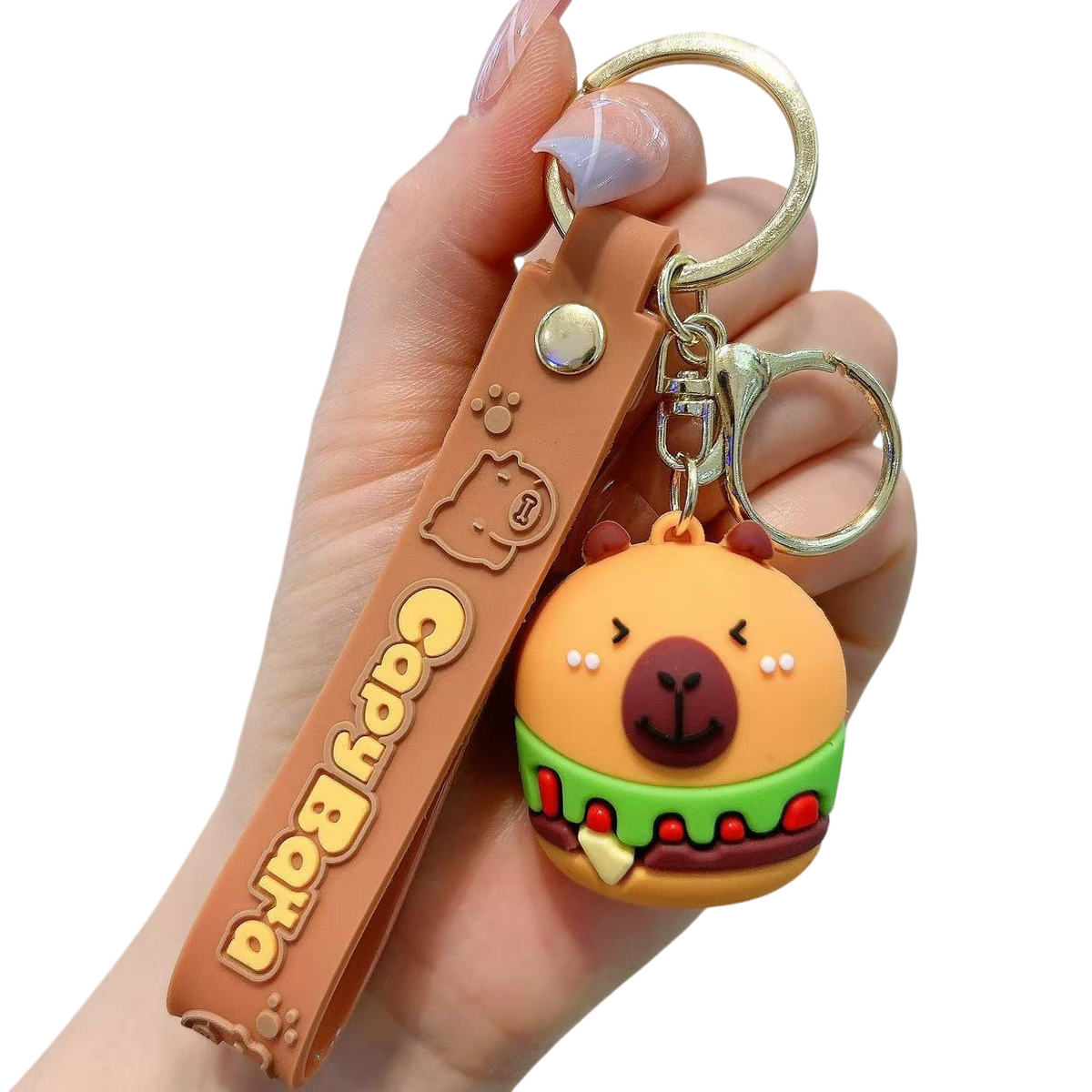 Cute Capybara Keychains – Kawaii Animal Bag Charms & Novelty Gifts