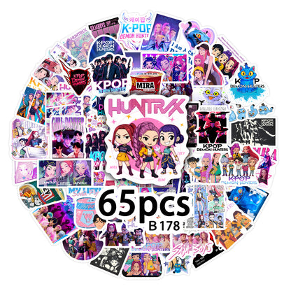 KPOP Demon Hunters Saja Boys Stickers Character Decals DIY Scrapbooking & Craft Supplies