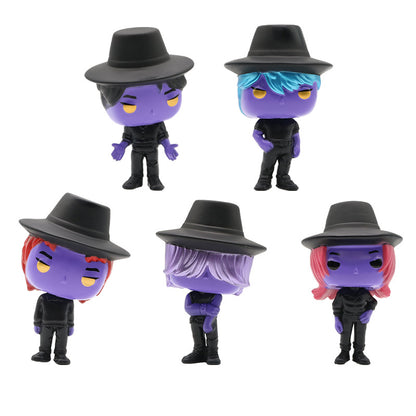 KPOP Demon Hunters Saja Boys 10-Piece Figure Set Collectible Toy Models & Desk Decoration