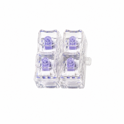 Keyboard Keycap Fidget Press Button Stress Relief Keychain with Colorful Switch Design