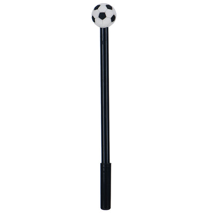 Sports Ball Silicone Top Gel Pen Black Ink Creative Ballpoint Pen