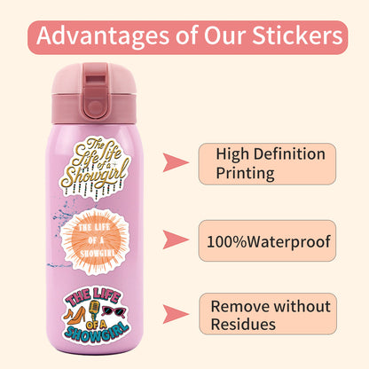 Taylor Swift Sticker Pack The Life of a Showgirl Album Graffiti Stickers Concert & Album Collection Laptop/Luggage Decals