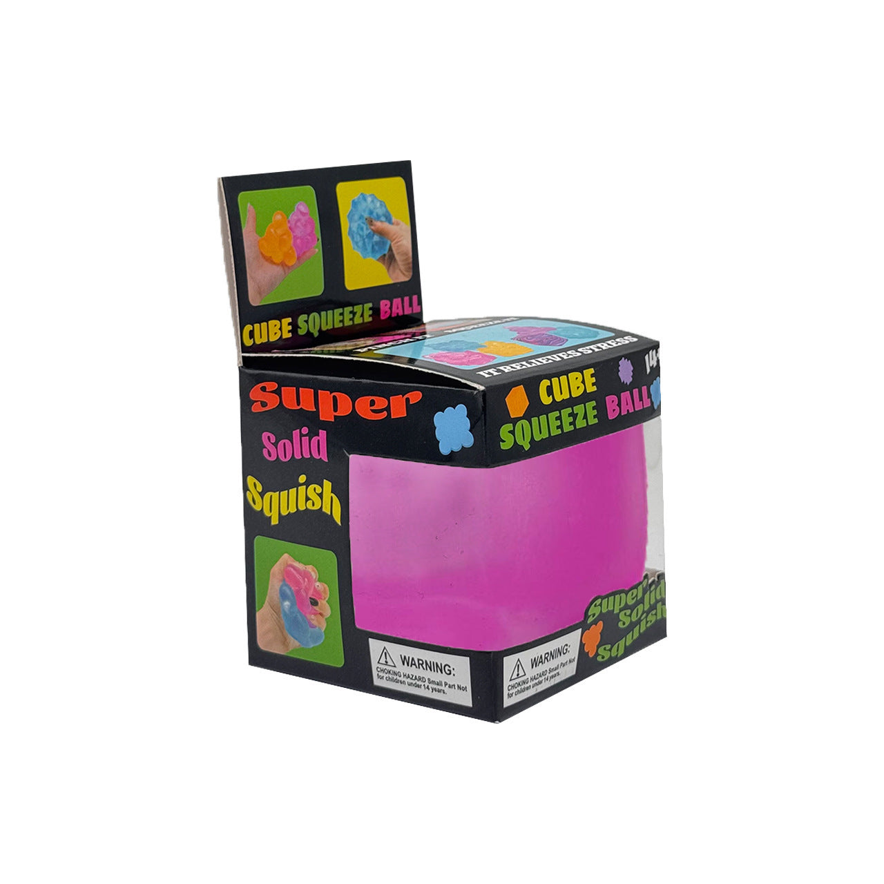 Nice Cube Translucent Colors Slow Rising Stress Relief Squeeze Toy Boxed Set
