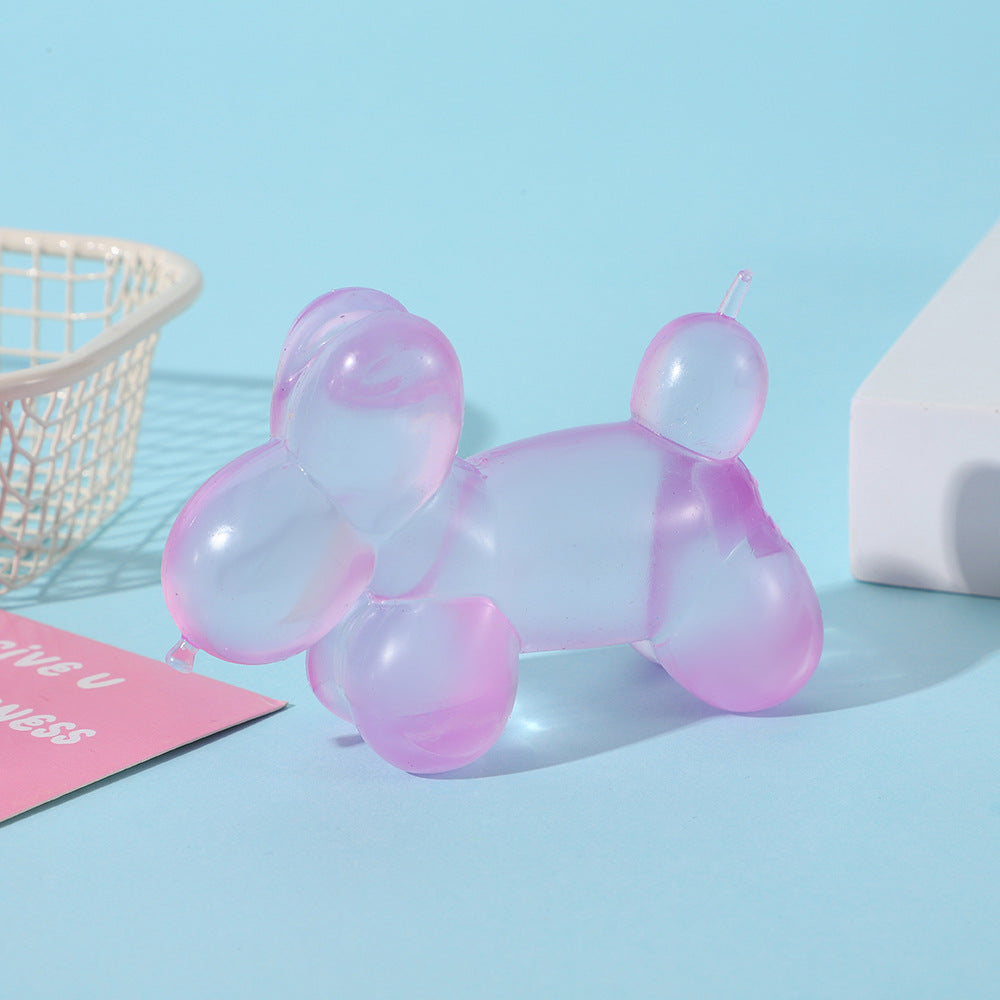 Balloon Dog Squishy Toy Slow Rising Stress Relief Squeeze Toy