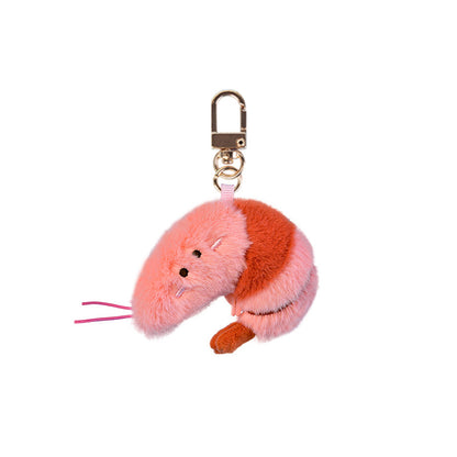 Cartoon Seafood Plush Keychain Sea Animal Stuffed Bag Charm Pendant  Keyring Accessory