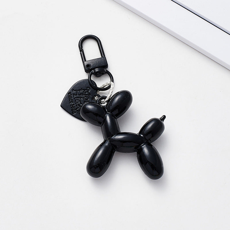 Colorful Resin Balloon Dog Bag Charm Keychain Trendy Acrylic Style Accessory for Bags, Keys & Gifts