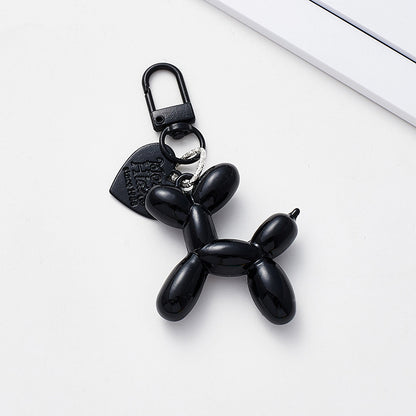 Colorful Resin Balloon Dog Bag Charm Keychain Trendy Acrylic Style Accessory for Bags, Keys & Gifts