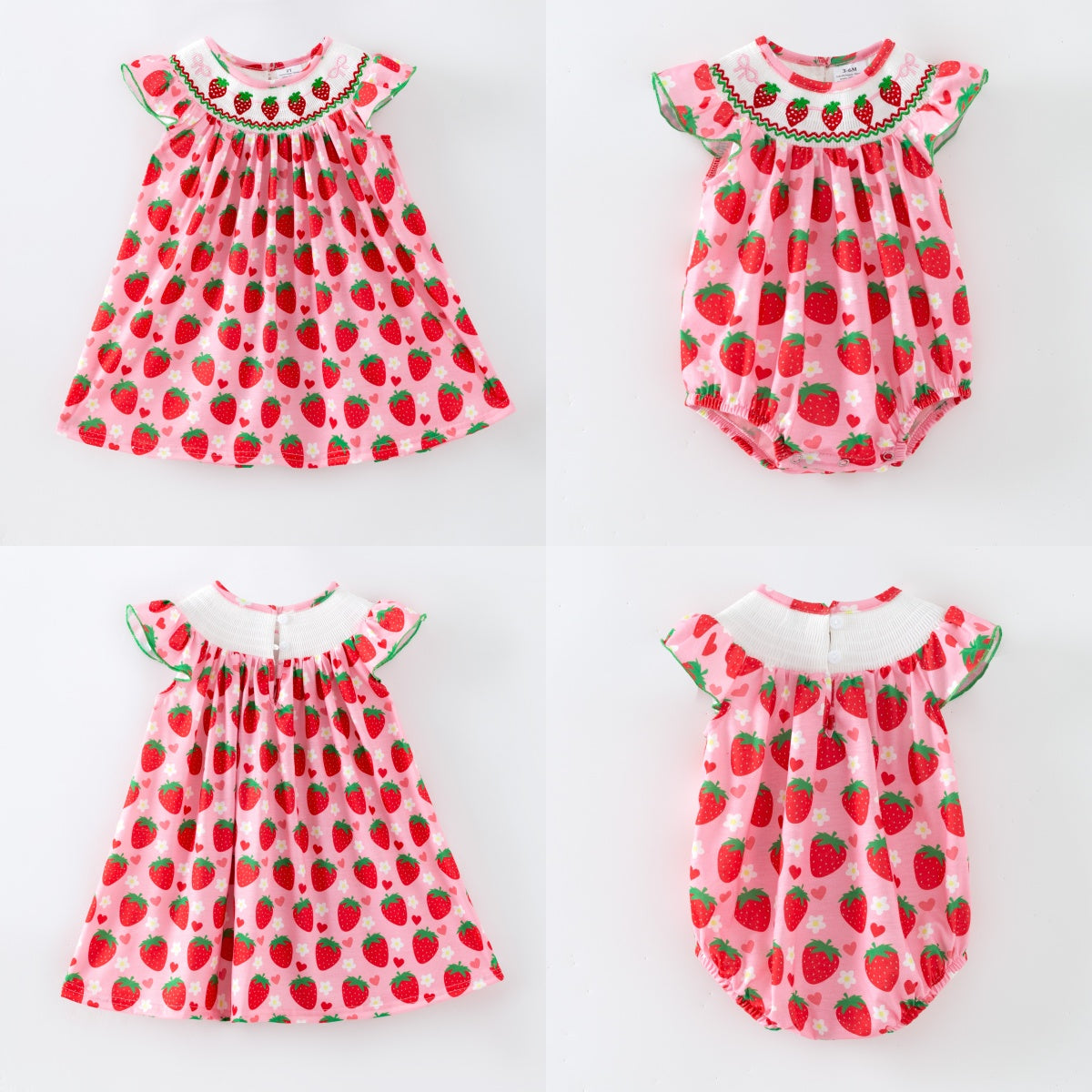 2026 Spring/Summer Smocked Strawberry Collection — In Stock Now