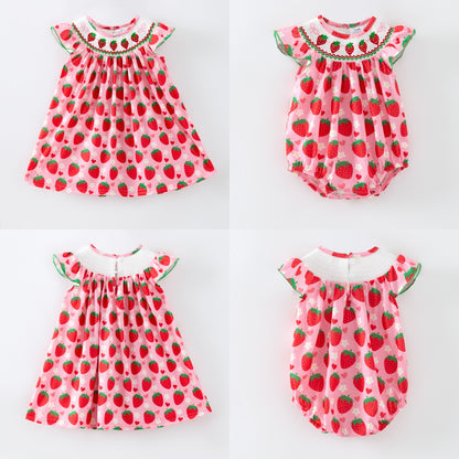 2026 Spring/Summer Smocked Strawberry Collection — In Stock Now