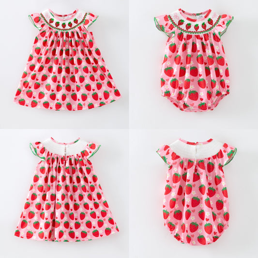 2026 Spring/Summer Smocked Strawberry Collection — In Stock Now