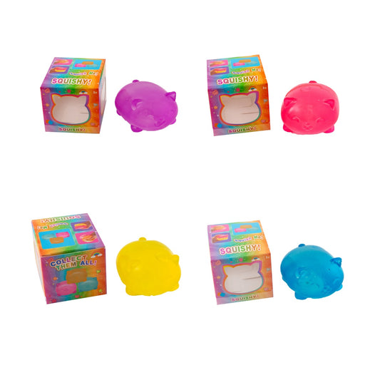 Cat Shape Slow Rising Stress Relief Squeeze Toy Boxed Set