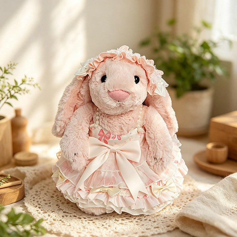 30cm (11.8 in) Bunny Doll Clothes – Lace Dresses & Cozy Outfits, Clothes Only