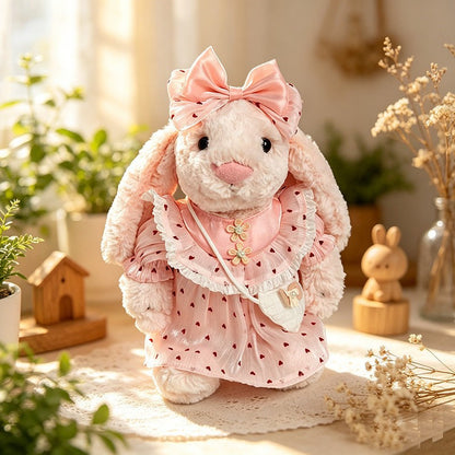 30cm (11.8 in) Bunny Doll Clothes – Lace Dresses & Cozy Outfits, Clothes Only
