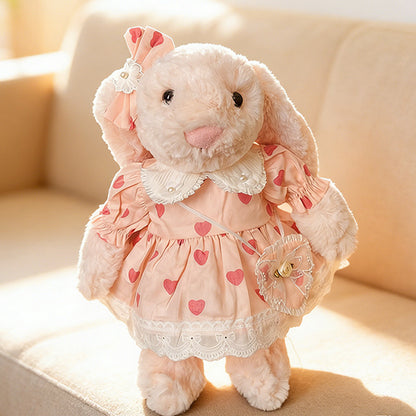 30cm (11.8 in) Bunny Doll Clothes – Lace Dresses & Cozy Outfits, Clothes Only